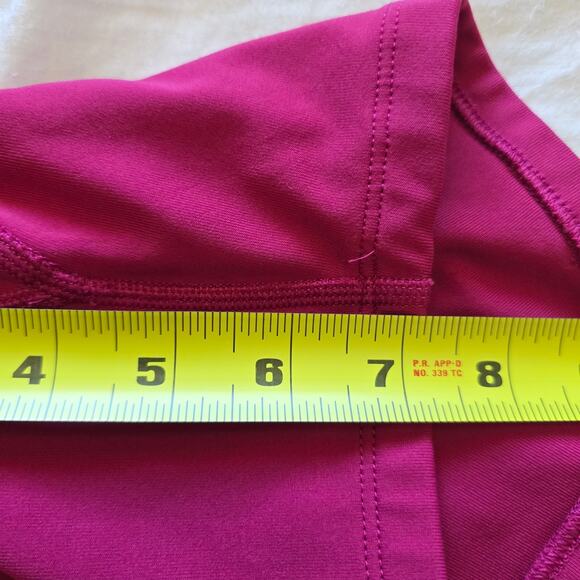 Aritzia Babaton Contour Romper Bike Shorts Pink Size M Square Neck Athleisure - Picture 9 of 9